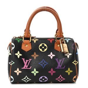 Louis Vuitton Monogram Multicolor Mini Sac Hl Speedy Black